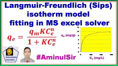 langmuir freundlich isotherm|Freundlich equation .